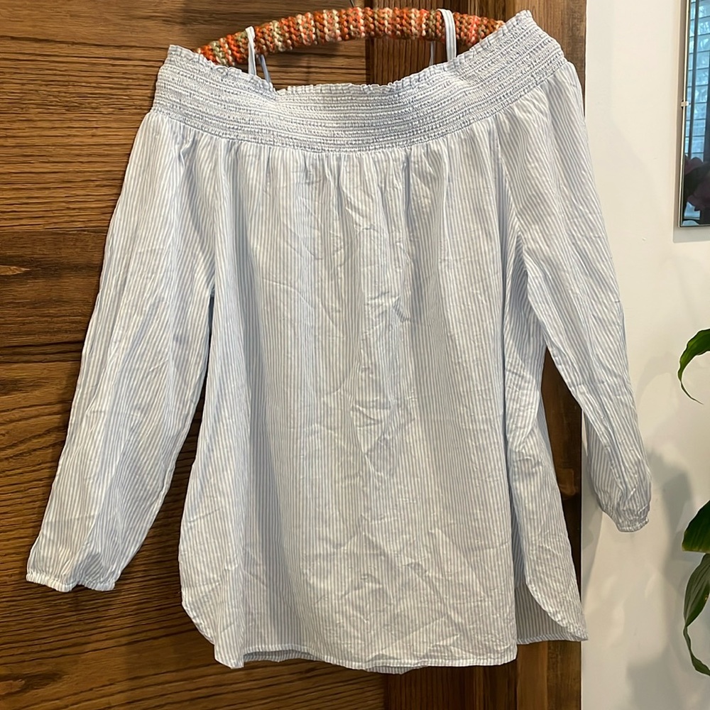 Calvin Klein off the shoulder top